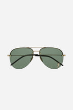 Pilot gradient green lenses sunglasses – tHE STYLE IS ENRICHED BY METAL AND LENS COLOR COMBINATIONS INSPIRED BY FW22 COLOR – LUX VERSE Luxury Designer Fashion Outlet