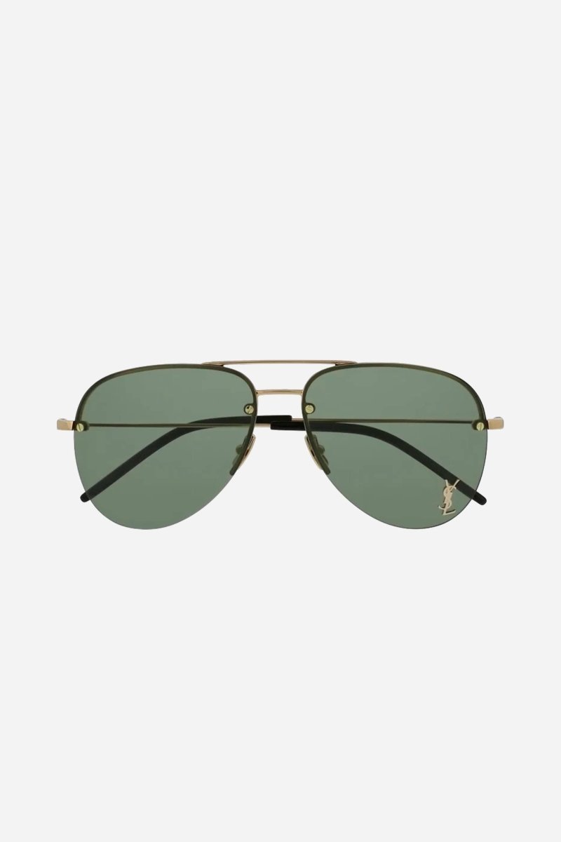 Pilot gradient green lenses sunglasses – tHE STYLE IS ENRICHED BY METAL AND LENS COLOR COMBINATIONS INSPIRED BY FW22 COLOR – LUX VERSE Luxury Designer Fashion Outlet