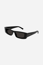 Rectangular black sunglasses – tHE LOGO IS ENGRAVED AND ENRICHED WITH ENAMEL – LUX VERSE Luxury Designer Fashion Outlet