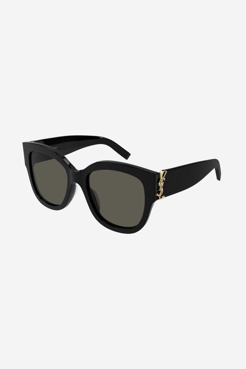 SL M95 oversized black cat eye sunglasses – a STRONG FEMININE OVERSIZED SHAPE, THE EVOLUTION OF THE MONOGRAM ACETATE IN A BOLDER – LUX VERSE Luxury Designer Fashion Outlet