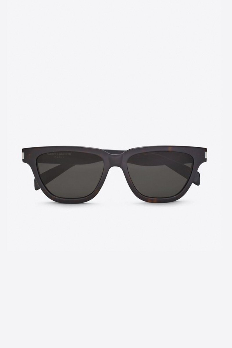 SL SULPICE 462 cat-eye UNISEX sunglasses with grey lenses – cat eye acetate UNISEX sunglasses featuring iconic corner the corner angle – LUX VERSE Luxury Designer Fashion Outlet