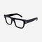 Saint Laurent squared black angular frame
