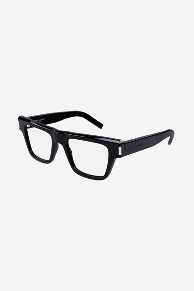 Saint Laurent squared black angular frame - Lux Studios