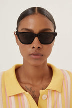 SULPICE angular cat-eye UNISEX sunglasses – featuring iconic corner the corner angle in the end piece – LUX VERSE Luxury Designer Fashion Outlet