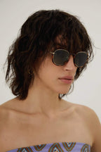 UNISEX combined panthos gold havana sunglasses – combined panthos gold havana sunglasses featuring a refined – LUX VERSE Luxury Designer Fashion Outlet