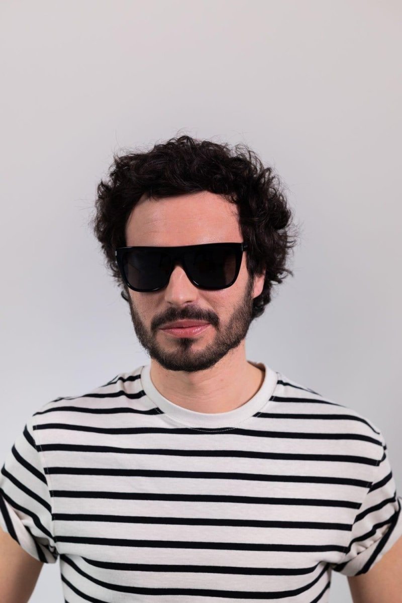 UNISEX iconic SL1 black sunglasses – inspired by the glamorous style of Debby Harry, lead singer of Blondie, the punk – LUX VERSE Luxury Designer Fashion Outlet