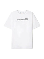Spiral Opp Over S/S Tee – black short sleeves t-shirt featuring black ™"Exactly The Opposite"script – LUX VERSE Luxury Designer Fashion Outlet