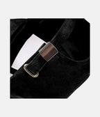 Suede Cap | black – material: Premium cotton fabric with a soft suede look finish – LUX VERSE Luxury Designer Fashion Outlet