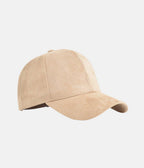 Suede Cap | Khaki – material: Premium cotton fabric with a soft suede look finish – LUX VERSE Luxury Designer Fashion Outlet