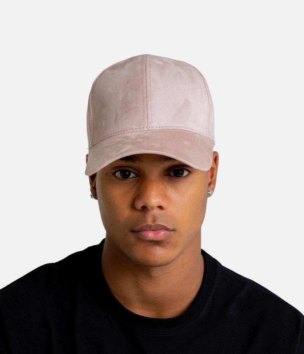 Suede Cap | Light Pink – outline: 52 cm - 62 cm Size: Adjustable / One Size Add more headwear items and save – LUX VERSE Luxury Designer Fashion Outlet