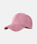 Suede Cap | Pink – material: Premium cotton fabric with a soft suede look finish – LUX VERSE Luxury Designer Fashion Outlet