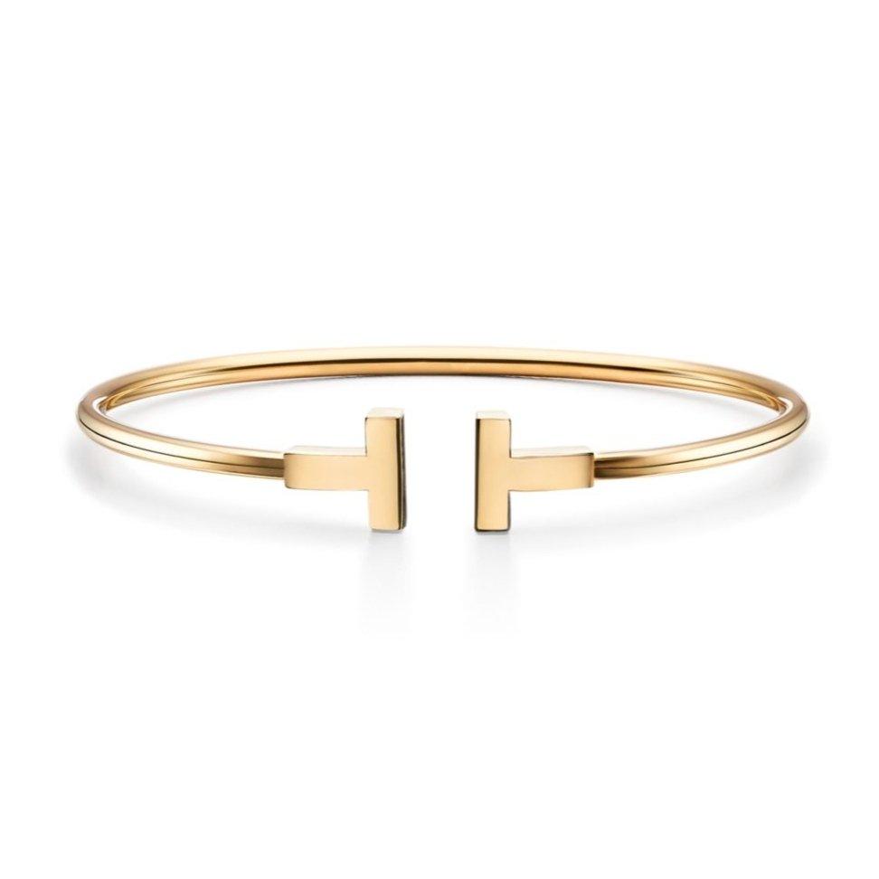 T Bangle | Gold – original Packaging, Certificates included – LUX VERSE Luxury Designer Fashion Outlet