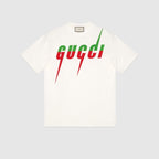 T-shirt with Blade print – a slightly heavier quality of cotton jersey defines the T-shirts for Spring Summer – LUX VERSE Luxury Designer Fashion Outlet