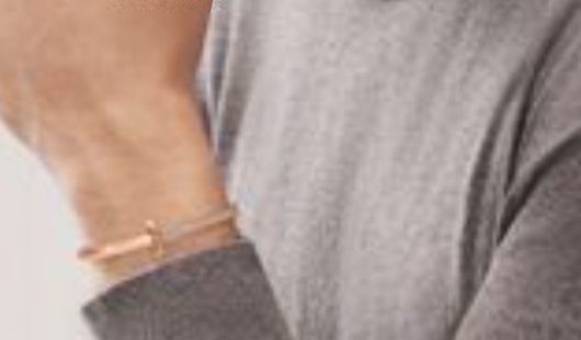 WIDE DIAMONDS HINGED BANGLE ROSE GOLD