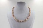 Hardwear Graduated Link Necklace Rose Gold with Pave Diamonds – LUX VERSE Luxury Designer Fashion Outlet