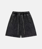 Trust God Shorts – material: Premium Cotton & Polyester | Washed Design: Foam Print | Kanye – LUX VERSE Luxury Designer Fashion Outlet