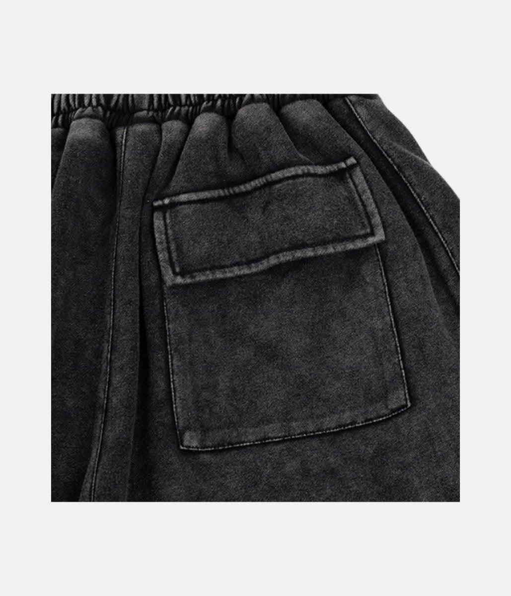 Trust God Shorts – material: Premium Cotton & Polyester | Washed Design: Foam Print | Kanye – LUX VERSE Luxury Designer Fashion Outlet