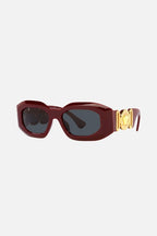 Biggie bold sunglasses in burgundy with iconic jellyfish – designed line of distinctive eyewear available in unisex designs for those who – LUX VERSE Luxury Designer Fashion Outlet