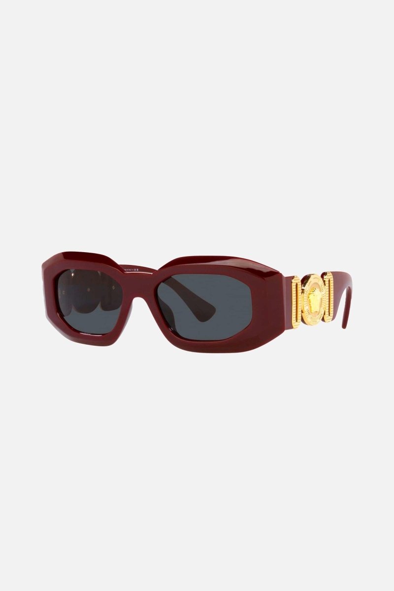 Biggie bold sunglasses in burgundy with iconic jellyfish – designed line of distinctive eyewear available in unisex designs for those who – LUX VERSE Luxury Designer Fashion Outlet