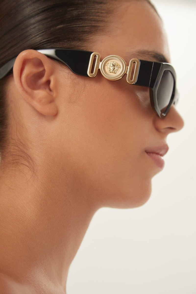 Biggie sunglasses in black with iconic jellyfish – is distinguished by its strength of character, innovative use of new, – LUX VERSE Luxury Designer Fashion Outlet