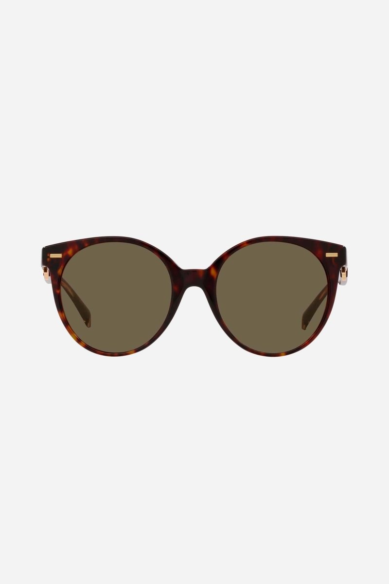 Cat eye havana sunglasses with the iconic jellyfish – is distinguished by its strength of character, innovative use of new, – LUX VERSE Luxury Designer Fashion Outlet