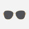 Versace pilot metal gold sunglasses featuring iconic jellyfish