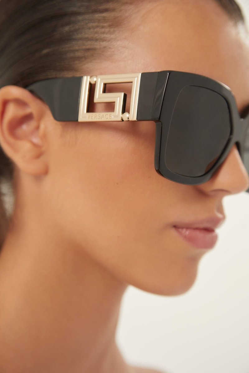 Squared oversized grey sunglasses – designed line of distinctive eyewear available in unisex designs for those who – LUX VERSE Luxury Designer Fashion Outlet