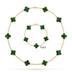Vintage Alhambra Necklace + ONE FREE BRACELET – faithful to the first Alhambra® jewel, the Vintage Alhambra pieces stand out for – LUX VERSE Luxury Designer Fashion Outlet