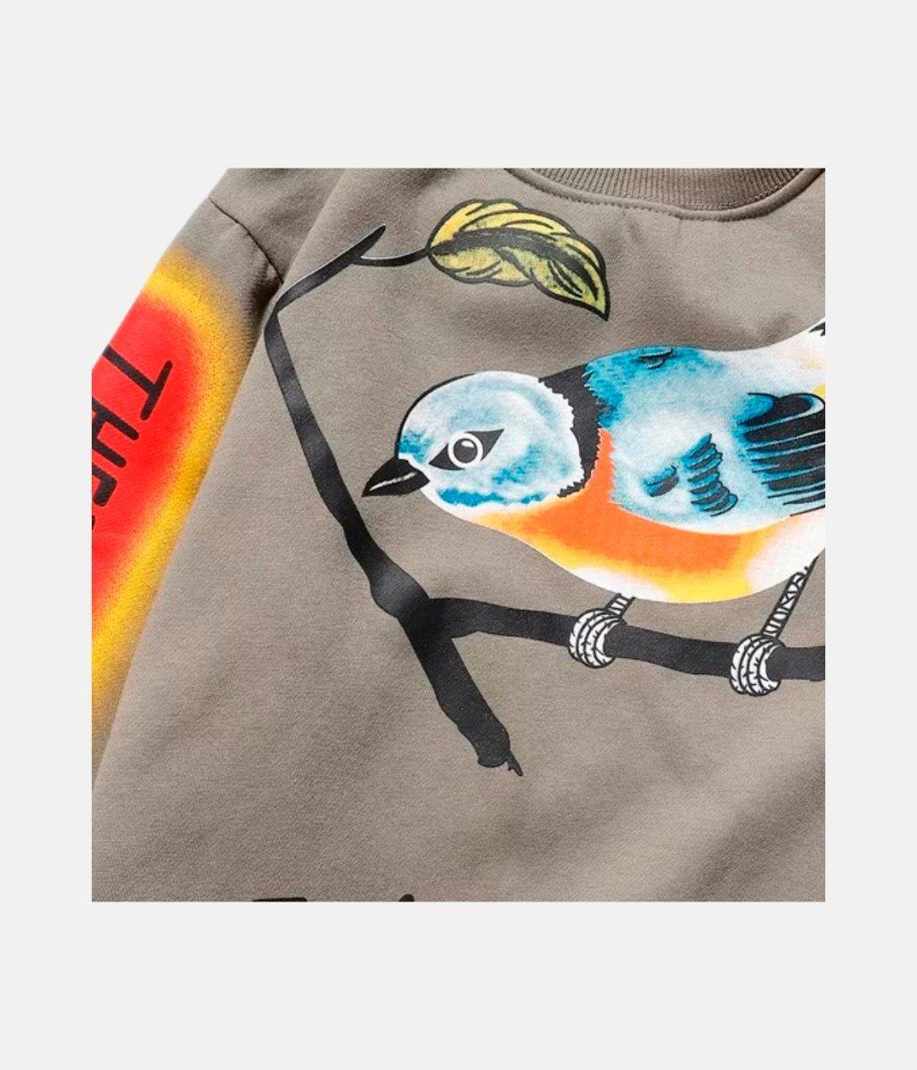 Wes Lang Bird Sweatshirt – material: Premium Cotton & Polyester Design: High Quality Print | Fit – LUX VERSE Luxury Designer Fashion Outlet