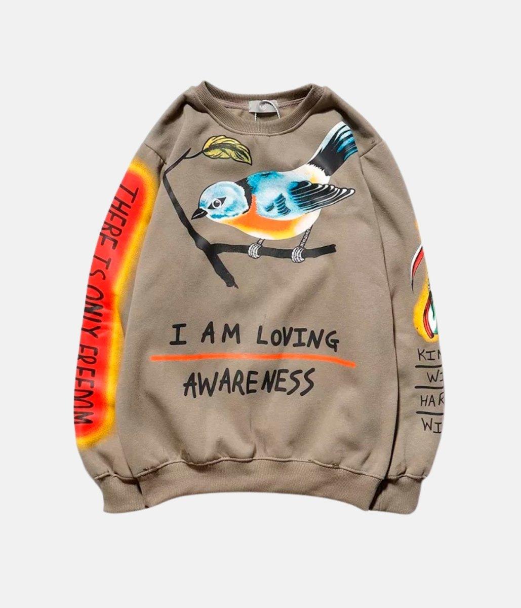 Wes Lang Bird Sweatshirt – material: Premium Cotton & Polyester Design: High Quality Print | Fit – LUX VERSE Luxury Designer Fashion Outlet
