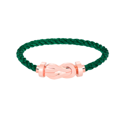 CHANCE LARGE 8 FIGURE BUCKLE NO DIAMOND BRACELET ROSE GOLD