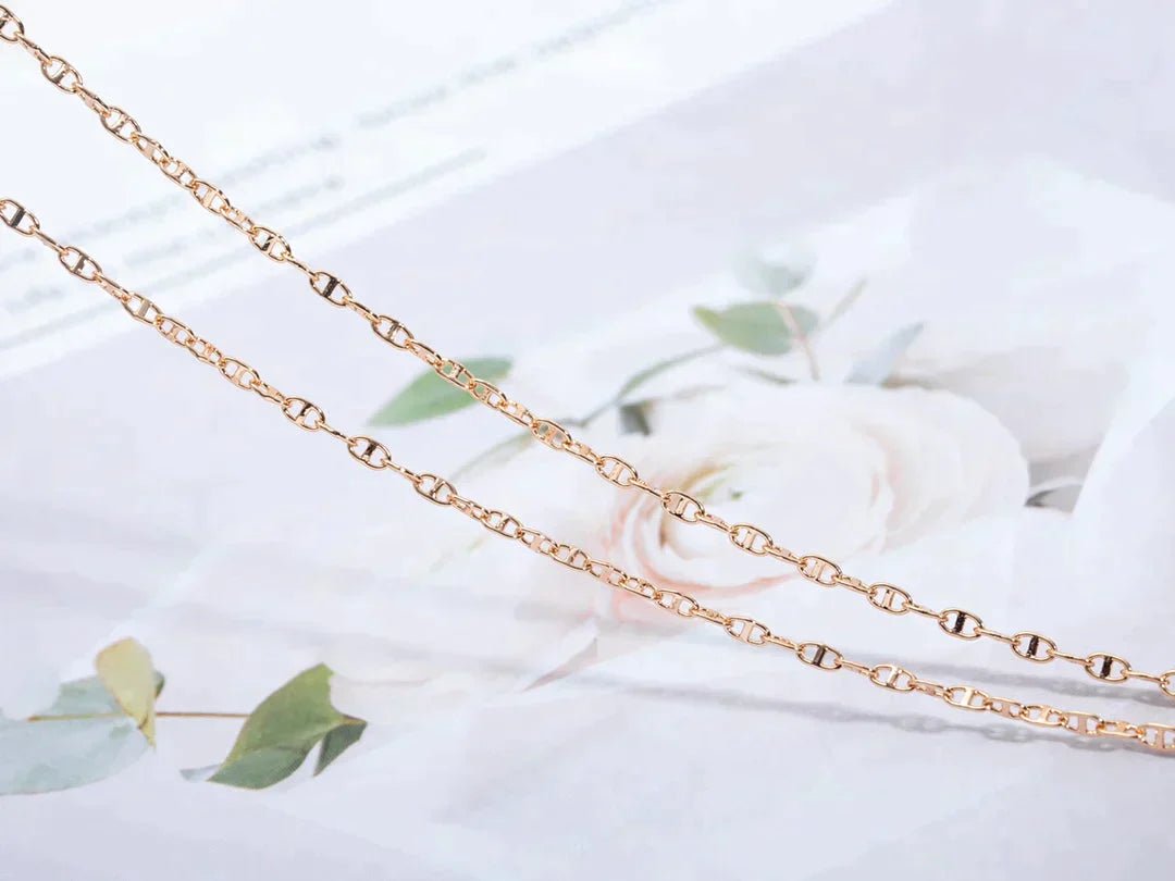 ECHAPEE NECKLACE ROSE GOLD