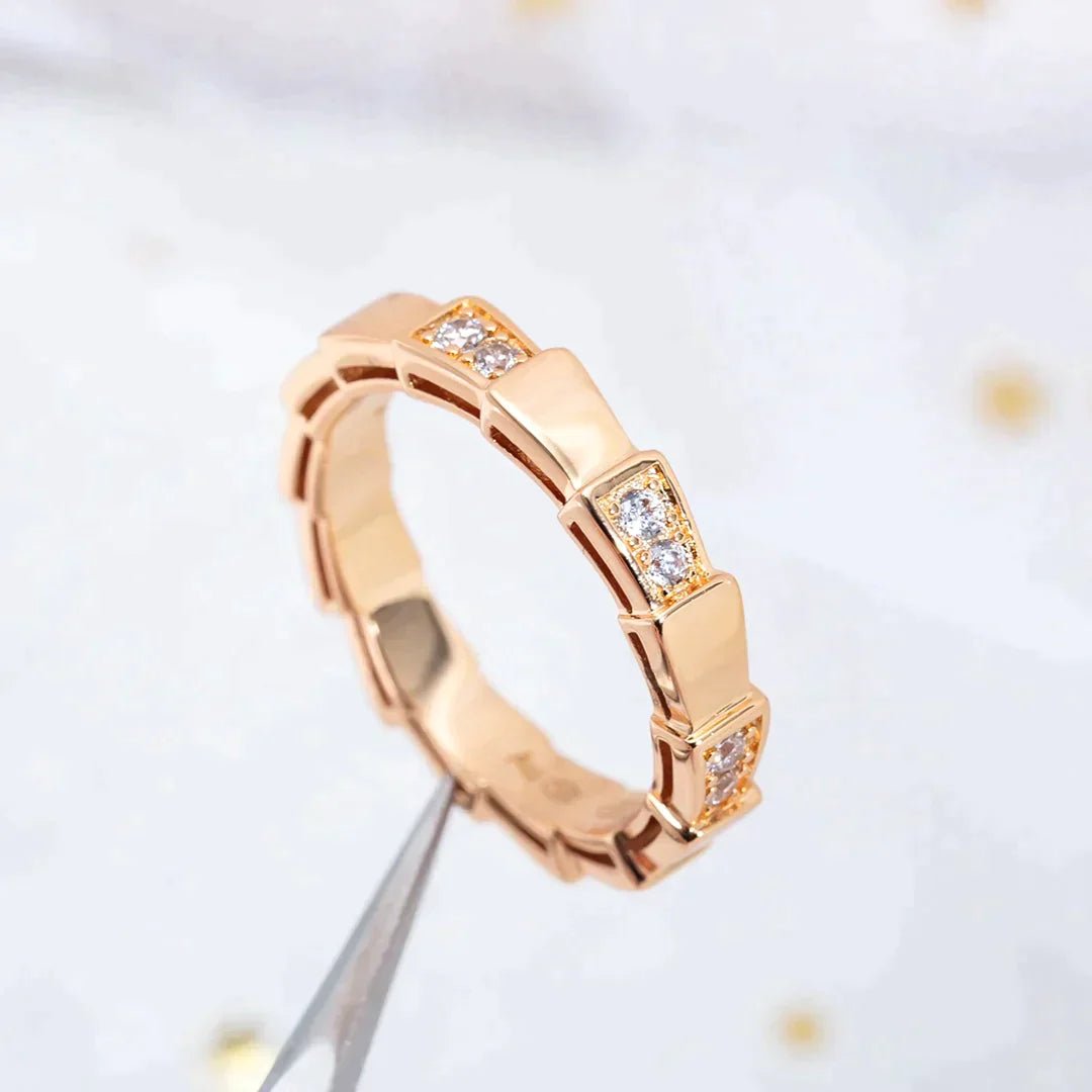 SERPENTI RING ROSE GOLD 3MM