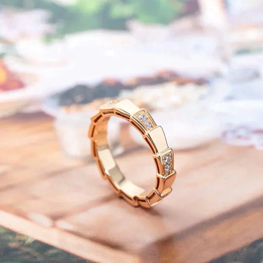SERPENTI RING ROSE GOLD 3MM