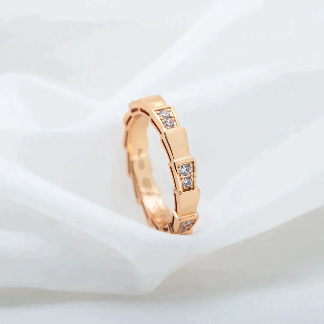 SERPENTI RING ROSE GOLD 3MM