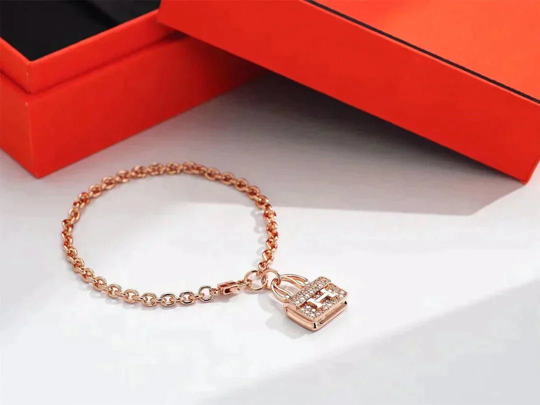 CONSTANCE ROSE GOLD DIAMOND NECKLACE