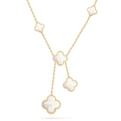 CLOVER  MOP NECKLACE 6 MOTIF