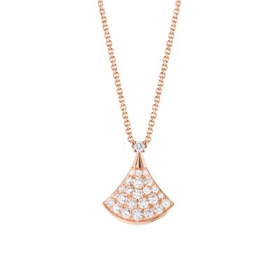 DREAM SMALL NECKLACE ROSE GOLD DIAMOND