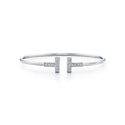 T BRACELET 1.8MM DIAMOND SILVER