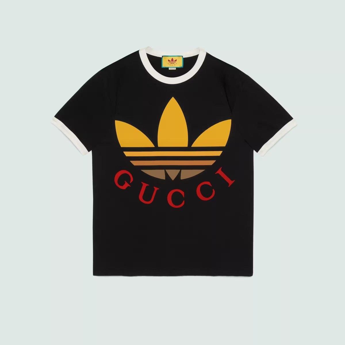 adidas x Gucci cotton jersey T-shirt - Lux Studios