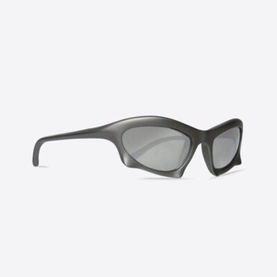 Balenciaga Bat BB0229S-002 sunglasses in silver - Lux Studios