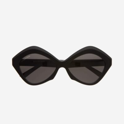 Balenciaga butterfly femenine black sunglasses with BB logo - Lux Studios