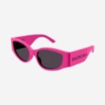 Balenciaga chunky pink sunglasses - Lux Studios