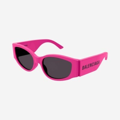 Balenciaga chunky pink sunglasses - Lux Studios
