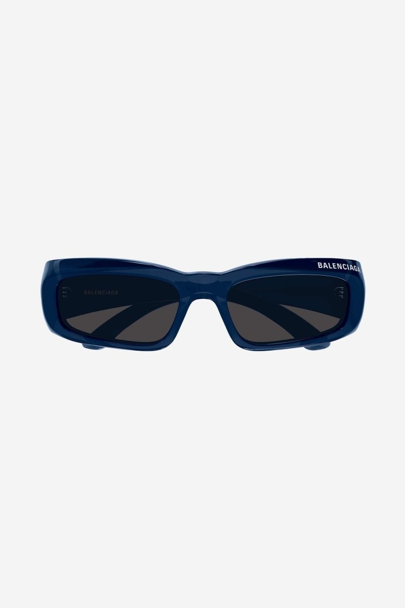 Balenciaga dark blue rectangular sunglasses - Lux Studios