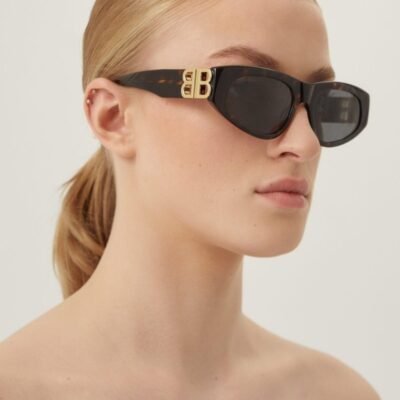 Balenciaga havana cat-eye BB sunglasses - Lux Studios