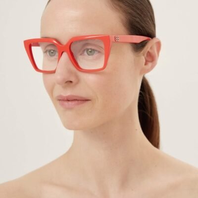 Balenciaga red cat eye frame - Lux Studios