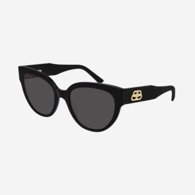 Balenciaga ultra slim black sunglasses - Lux Studios
