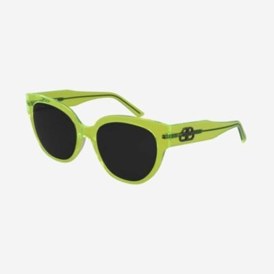 Balenciaga ultra slim yellow fluor sunglasses - Lux Studios