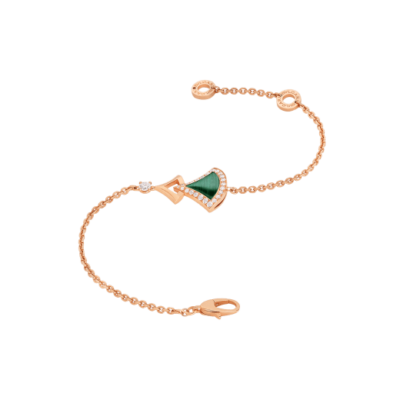 DREAM BRACELET MALACHITE ROSE GOLD DIAMOND